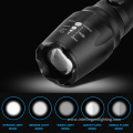 Police Zoomable Long Range USB LED Rechargeable Torchlight